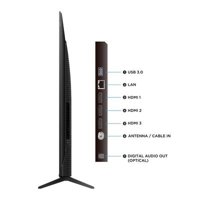 Smart TV 75 TCL QLED 4K Ultra HD 75P7K Preto / Bivolt