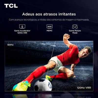 Smart TV 65 TCL QLED 4K Ultra HD 65P7K Preto / Bivolt