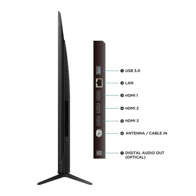 Smart TV 75 TCL QLED 4K Ultra HD 75P7K Preto / Bivolt