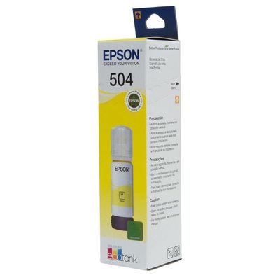 Refil De Tinta Epson T504420 L4150 Amarelo