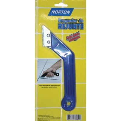 Raspador De Rejunte Norton Com 2 Lâminas