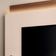 Estante Painel De 85 Pol 220cm évora H01 Castanho-off White - Mpozenato