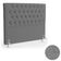 Cabeceira Casal King Cama 195cm Cristal C16 Boucle Cinza - Mpozenato