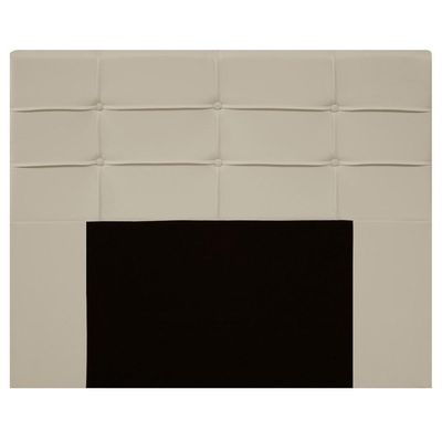 Cabeceira Cama 160cm Esmeralda Sintético J02 Bege - Mpozenato
