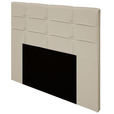 Cabeceira Cama 160cm Esmeralda Sintético J02 Bege - Mpozenato