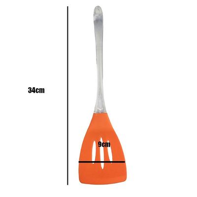 Espatula De Silicone Utensilio Kit 2 Unidades Cozinha Refeiçao Receita Fritura Doce Salgado