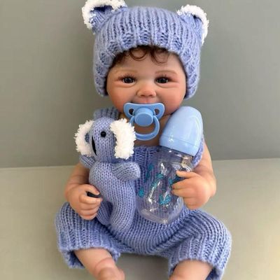 Bebe Reborn Menino Todo Em Silicone De Vinil Macio Artesanal Realista
