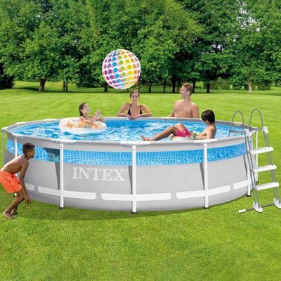 Piscina Estrutural Circular Clearview Completa Litros 110v Intex