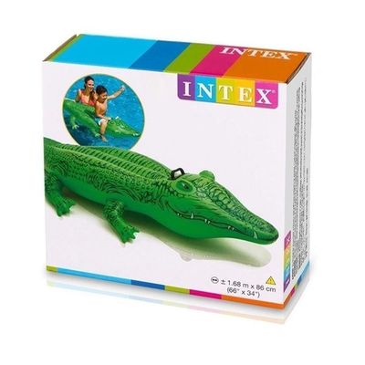 Bote Inflável Jacaré Médio 168cm Intex 58546