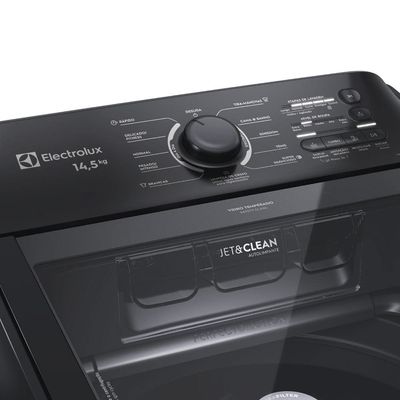 Lavadora de Roupas Electrolux Efficient LEP15 14,5kg Preto / 220V