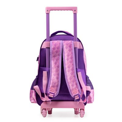Mochila de Rodinha Infantil Feminina Minnie Lilás U / Lilas
