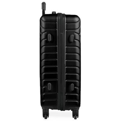 Mala Média 23 Kg ABS 4 Rodas 26" Detroit Preta M / Preto
