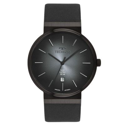 Relógio Technos Masculino Slim Grafite - Gm12aj-0p Gm12aj-0p