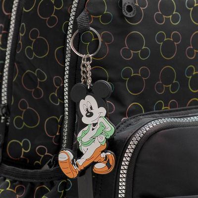 Mochila Escolar Feminina Juvenil Mickey Preta U / Preto