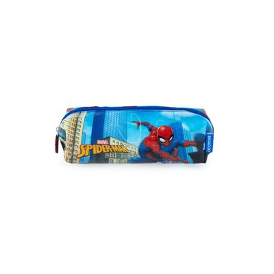 Estojo Escolar Masculino Homem Aranha Azul U / Azul