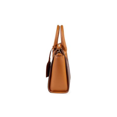 Bolsa de Mão Feminina Média Monograma BG Marrom M / Marrom