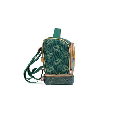 Lancheira Térmica Infantil Masculina Rei Leão Simba e Nala Verde Escuro U / Verde