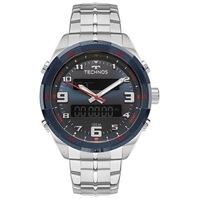 Relógio Technos Masculino Ts Digitech Bicolor - Bjk725ab/1a