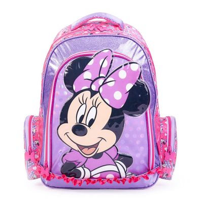 Mochila Escolar Feminina Disney Minnie II Rosa U / Rosa