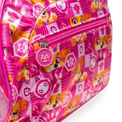 Bolsa de Viagem Feminina Pequena Infantil Patrulha Canina Skye Rosa P / Rosa