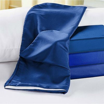 Capa Para Travesseiro De Corpo 1,40x0,45m Rafaela 1 Peça - cor aplicada Azul Royal