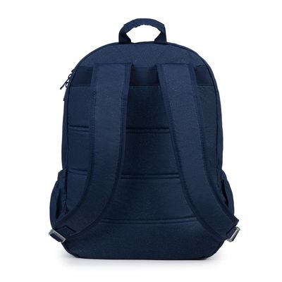 Mochila Escolar Juvenil Feminina Crinkle Glitter Azul Escura U / Azul escuro