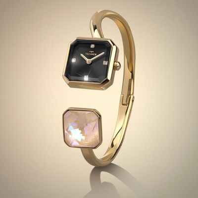Relógio Technos Feminino Crystal Dourado - 751aa-1p 751aa-1p
