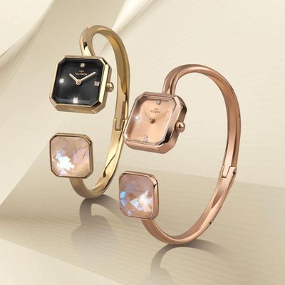 Relógio Technos Feminino Crystal Dourado - 751aa-1p 751aa-1p
