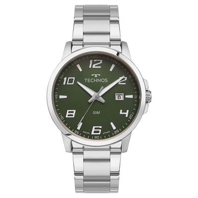 Relógio Technos Masculino Racer Prata - 2315lat/1v Relógio Technos Masculino Racer Basico Prata - 2315lat/1v