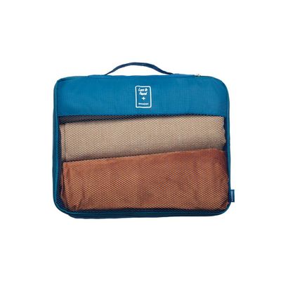Kit Organizador de Mala 4 Peças Azul U / Azul