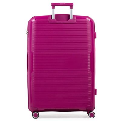 Mala Grande de Polipropileno 4 Rodas Malta Rosa escuro G / Rosa