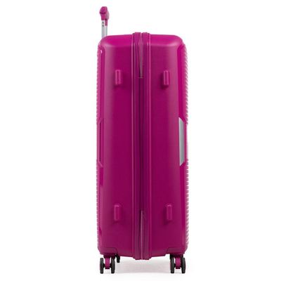 Mala Grande de Polipropileno 4 Rodas Malta Rosa escuro G / Rosa