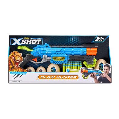 Lançador X-Shot Dino Attack - Claw Hunter Azul