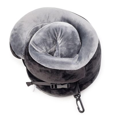 Almofada de Pescoço Compacta Flex Preta U / Preto