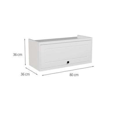 Armário Aéreo Évora 1 PT Branco Ártico
