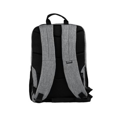 Mochila Masculina Executiva Para Notebook City Block Cinza U / Cinza