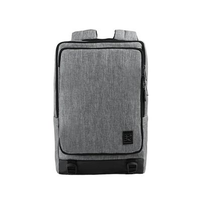 Mochila Masculina Executiva Para Notebook City Block Cinza U / Cinza