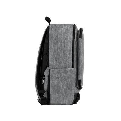Mochila Masculina Executiva Para Notebook City Block Cinza U / Cinza