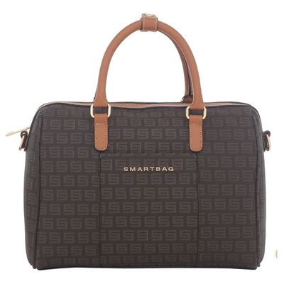 Bolsa Tote Bau Transversal Smartbag Milano 86098 Marrom