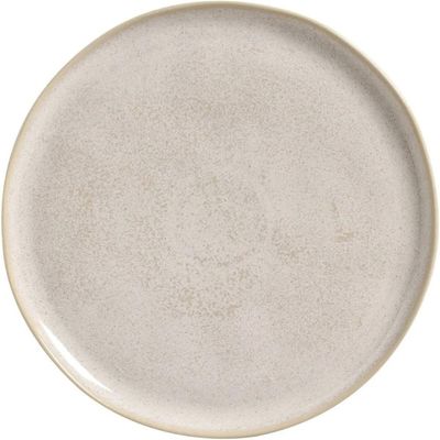 Prato Raso Bio Latte 27cm Porto Brasil Cerâmica Off White Avulso Mesa Jantar