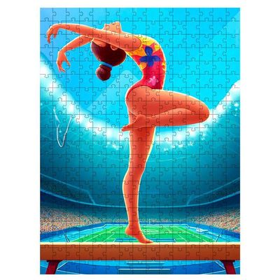 Quebra-cabeça Esportes Ginastica 60 Peças Educativo