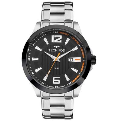 Relógio Technos Masculino Racer Prata - 2115knv/1p 2115knv/1p