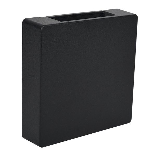 Arandela Clean Led Quad. 2 Fachos Abs 3w Bi-volt 3.000k - Preto