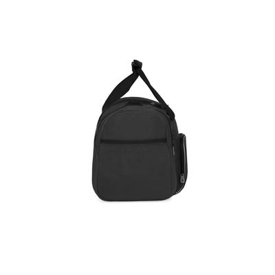 Bolsa de Viagem Color Block Bolso Duplo Frontal Preta U / Preto