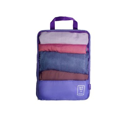 Kit Organizador de Mala 3 Peças Lilas U / Lilas