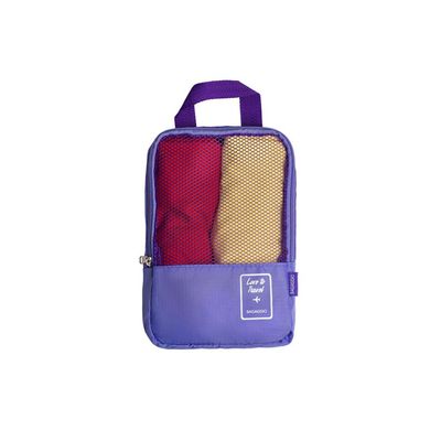 Kit Organizador de Mala 3 Peças Lilas U / Lilas