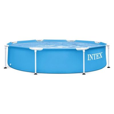 Piscina Estrutural Metal Galvanizado Litros Intex