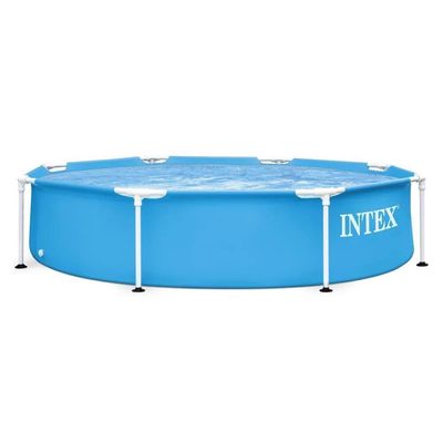 Piscina Estrutural Metal Galvanizado Litros Com Bomba Filtrante 220v Intex
