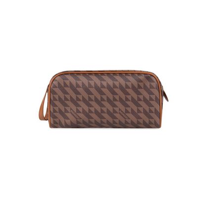 Necessaire de Viagem Feminina Maxi Monograma BG Marrom G / Marrom