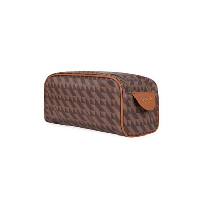 Necessaire de Viagem Feminina Maxi Monograma BG Marrom G / Marrom